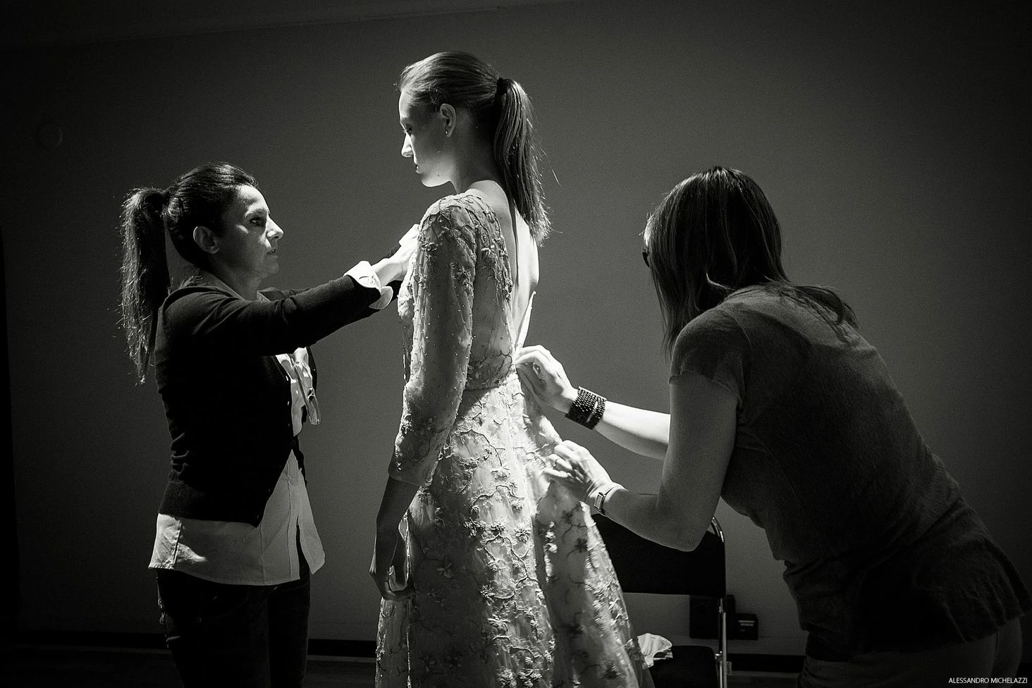 Fadi El Khoury Sweden Fashion Week Stockholm pre-show fitting casting cover shot