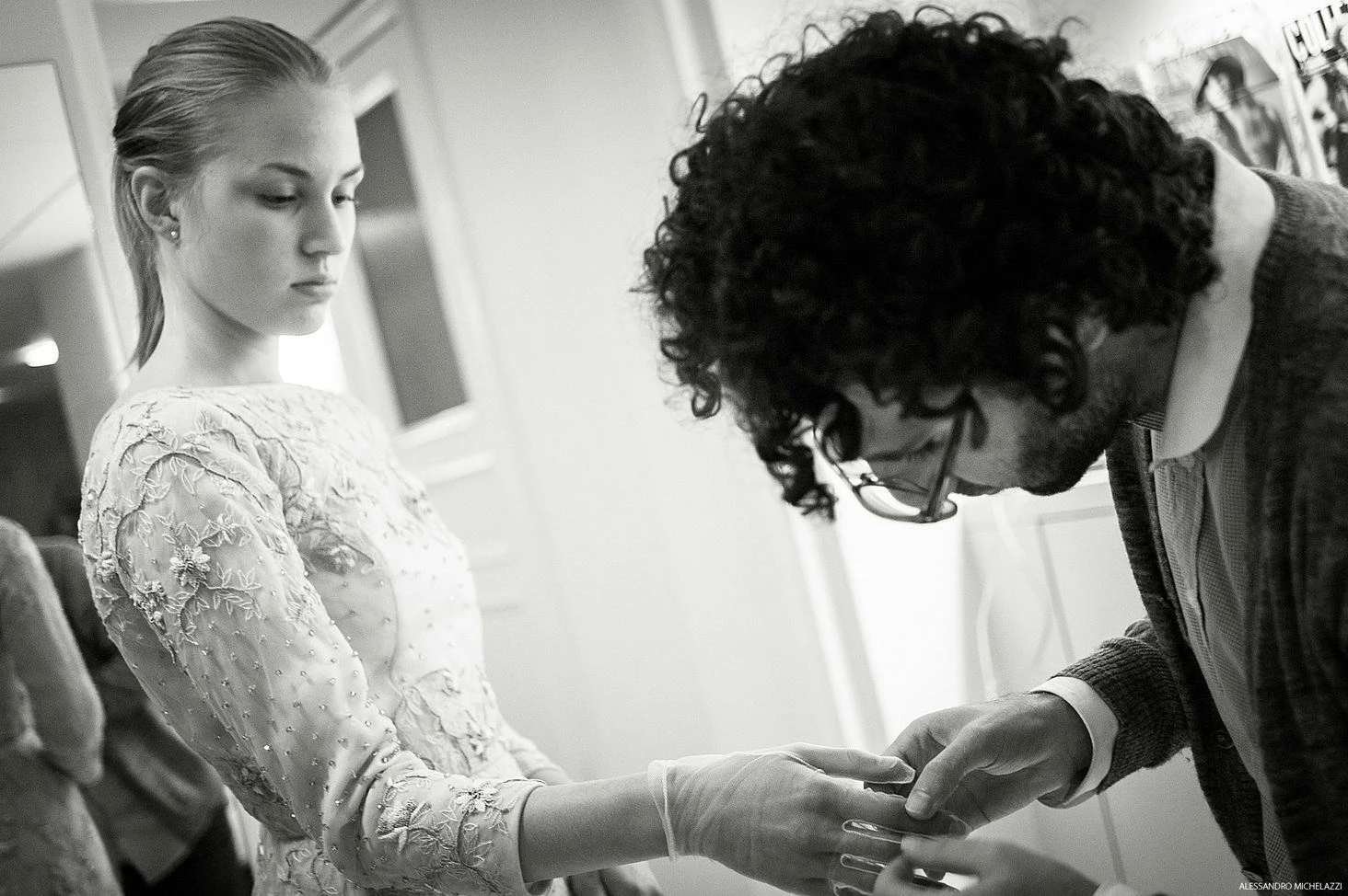 Fadi El Khoury Sweden Fashion Week Stockholm pre-show fitting casting shot 10