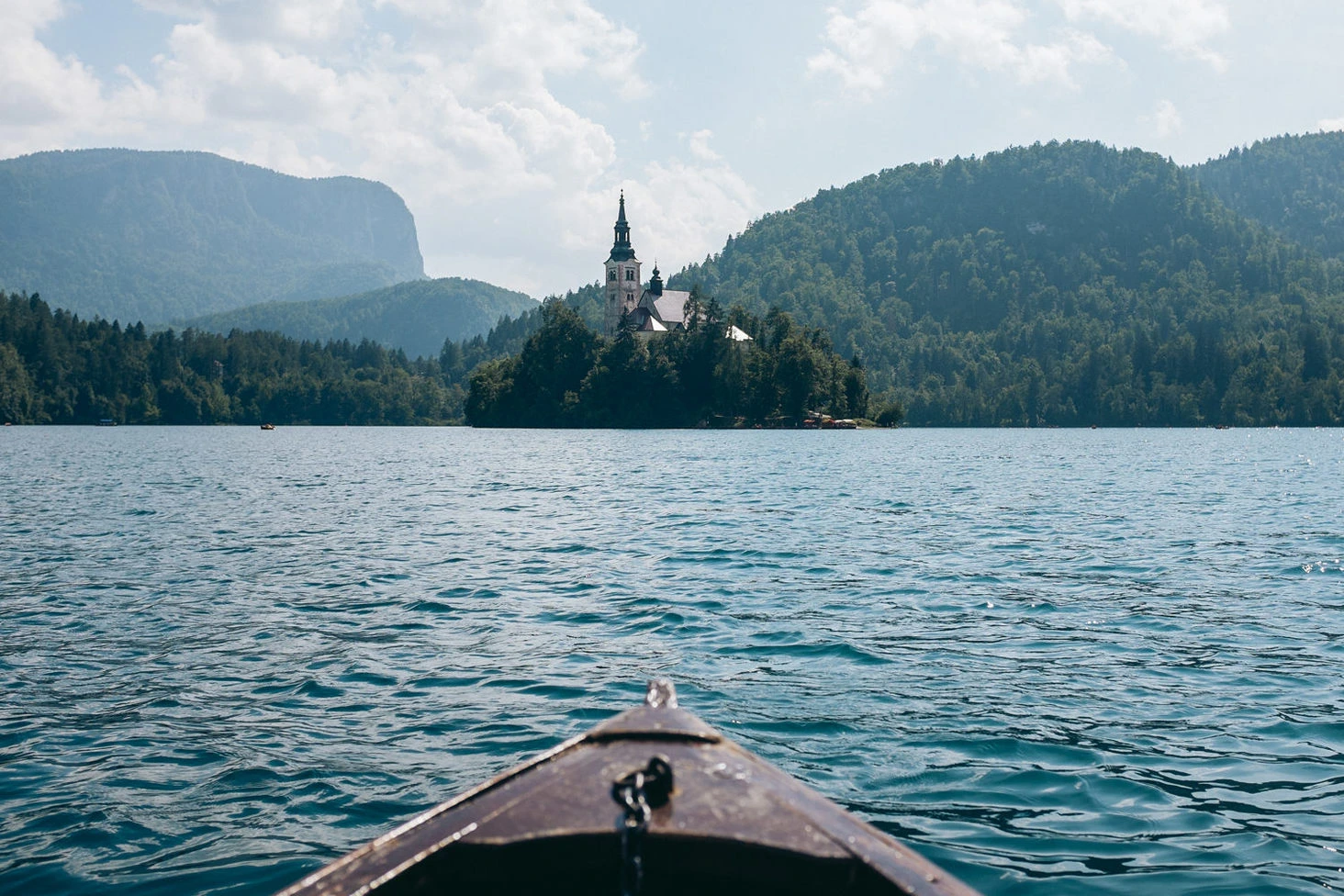 Lake Bled Slovenia island church alpine landscape Fujifilm X100T cover shot