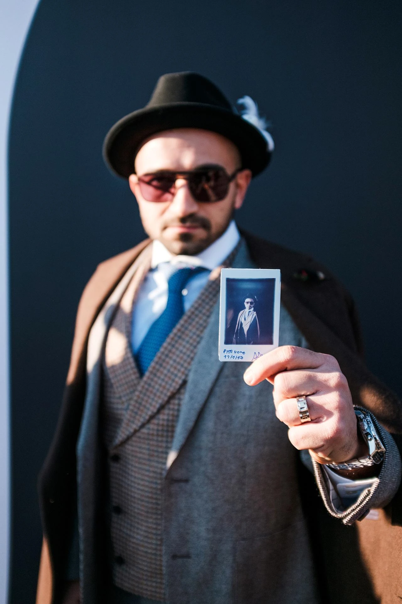 InstaPitti Lomo Instant Fujifilm Instax portrait Pitti Uomo 91 Florence shot 19
