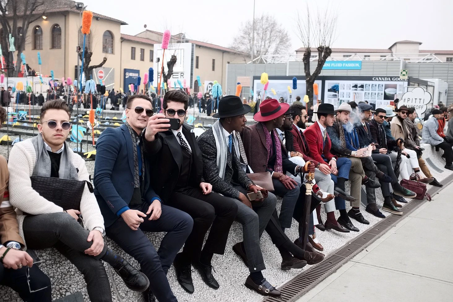 Pitti Uomo 91 backstage attendee reportage Florence Fujifilm shot 08