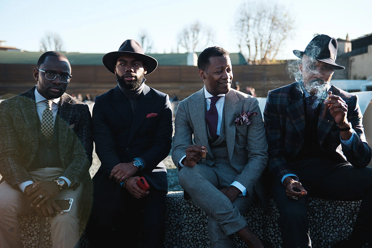 Pitti Uomo 89 Florence menswear street style portrait Fujifilm cover shot