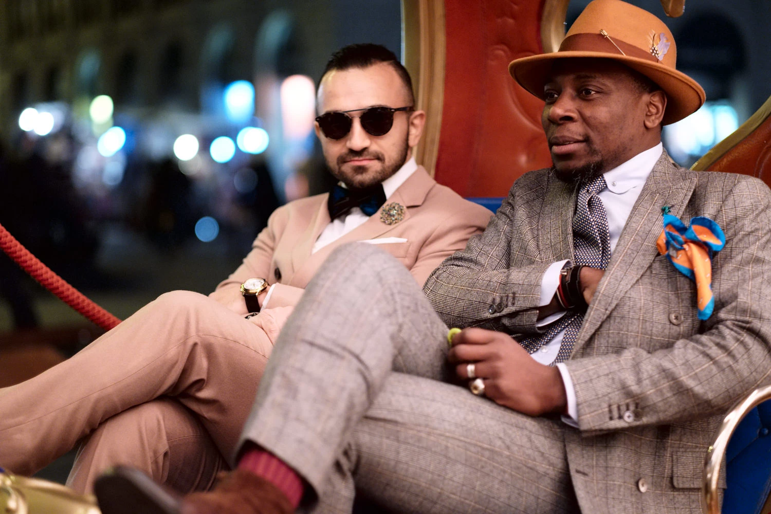 Night portrait Florence Pitti Uomo 91 Fujifilm X-T2 56mm f1.2 shot 12