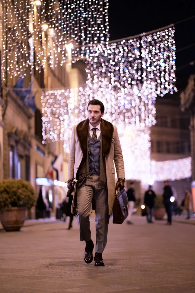 Night portrait Florence Pitti Uomo 91 Fujifilm X-T2 56mm f1.2 shot 26