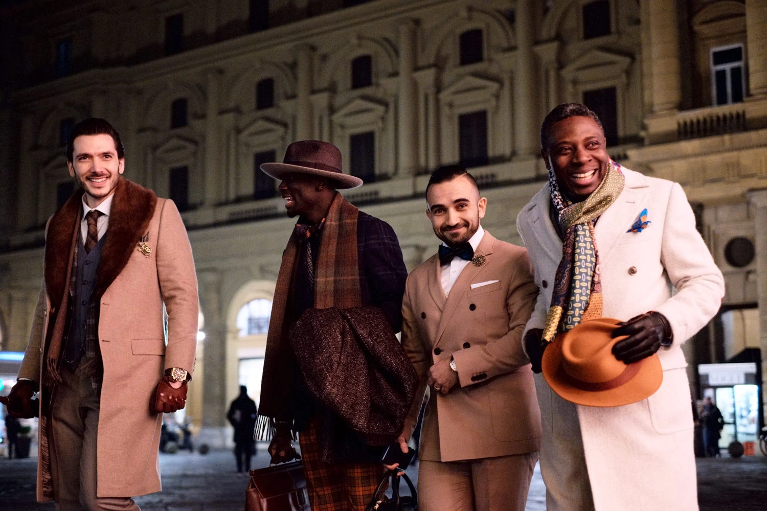 Night portrait Florence Pitti Uomo 91 Fujifilm X-T2 56mm f1.2 shot 28