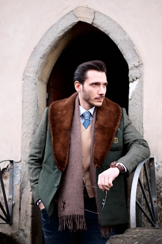 Omer Dominiforte menswear portrait Pitti Uomo 91 Florence Fujifilm shot 46