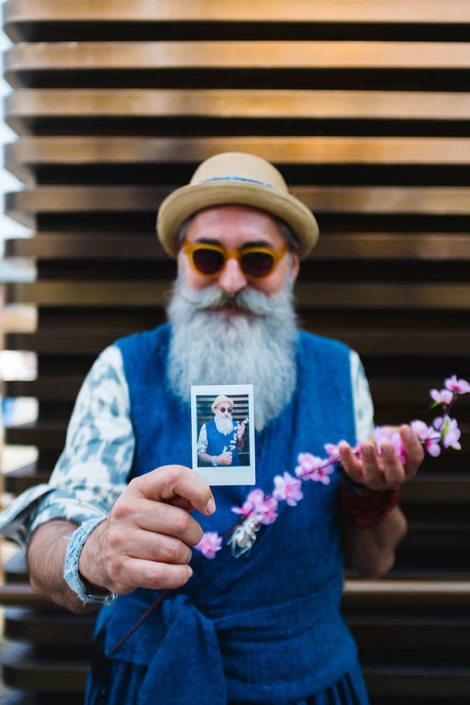 InstaPitti Instax Mini portrait attendee Pitti Uomo 92 Florence shot 20