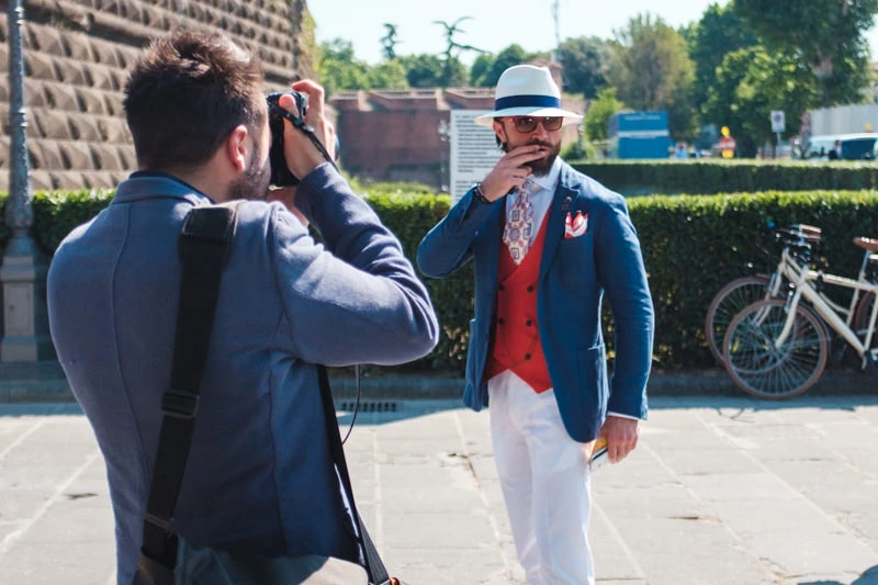 Pitti Uomo 92 menswear editorial portrait Florence Fujifilm X-Pro2 shot 59