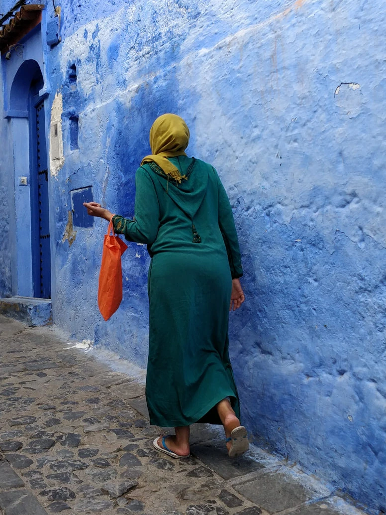 Chefchaouen blue city Morocco travel photo OnePlus 5T smartphone shot 07