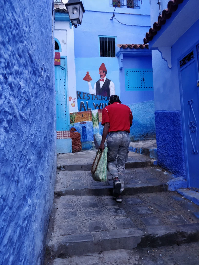 Chefchaouen blue city Morocco travel photo OnePlus 5T smartphone shot 25