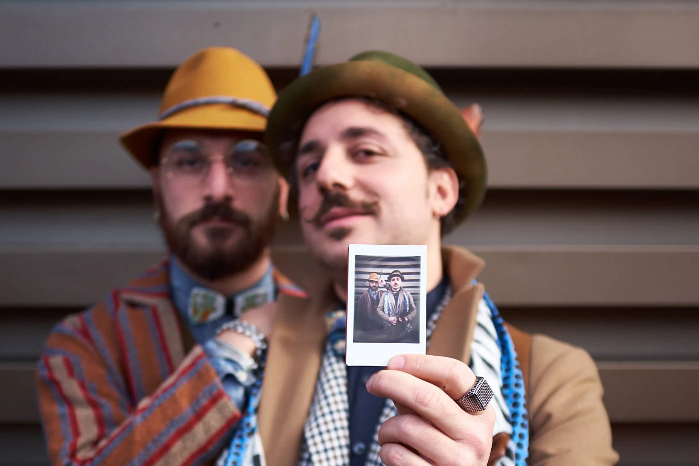 InstaPitti Fujifilm Instax Mini portrait attendee Pitti Uomo 93 Florence cover shot