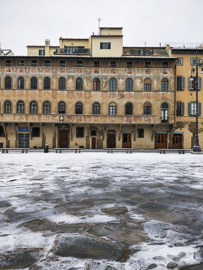 Florence under snow city reportage OnePlus 5T smartphone shot 01