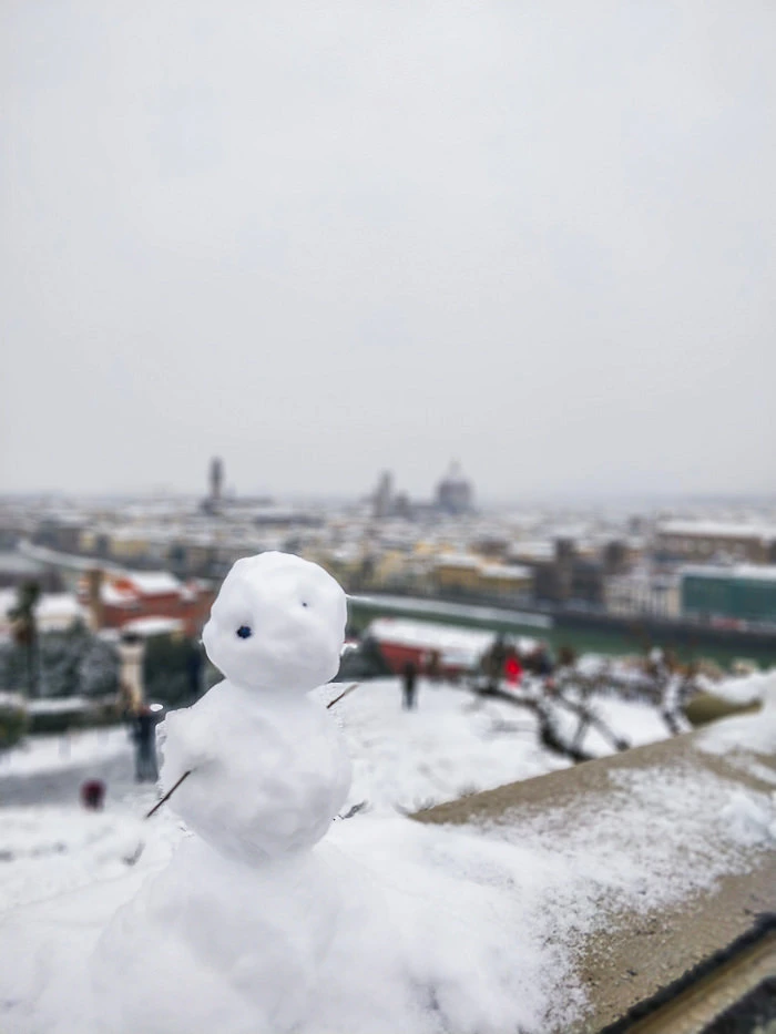 Florence under snow city reportage OnePlus 5T smartphone shot 19