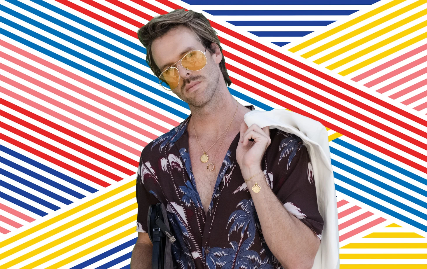 94 Pitti Uomo Optical project cover portrait Fujifilm X-T2 green screen composite