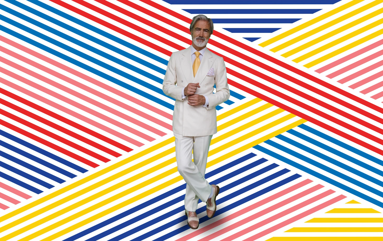 94 Pitti Uomo Optical project attendee portrait green screen composite shot 17