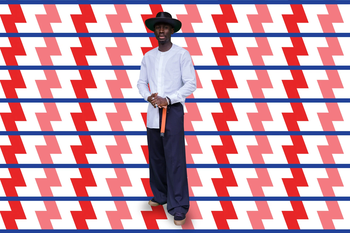 94 Pitti Uomo Optical project attendee portrait green screen composite shot 06