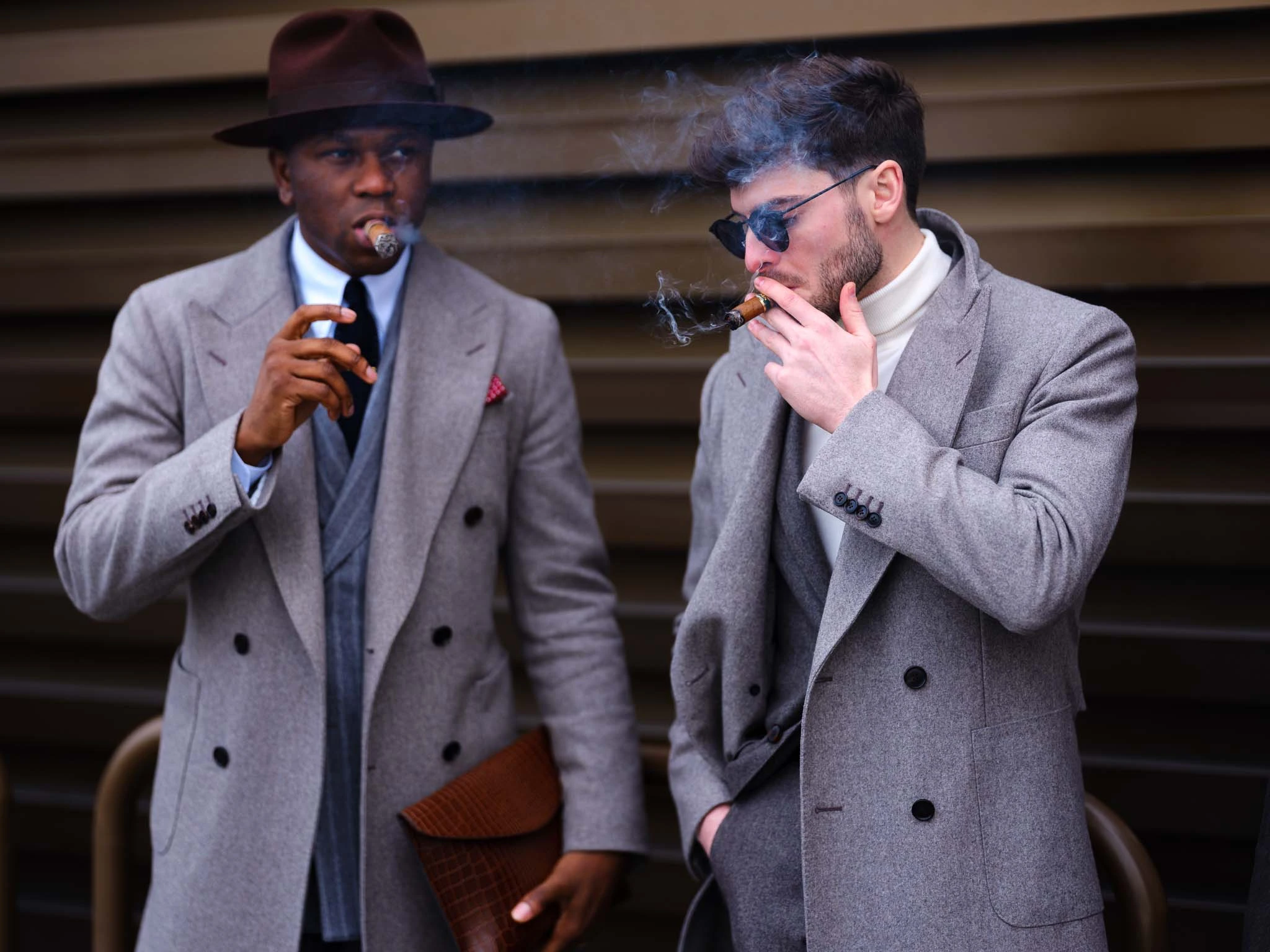 Pitti Uomo 95 street style attendee portrait Florence Fujifilm GFX 50R shot 01