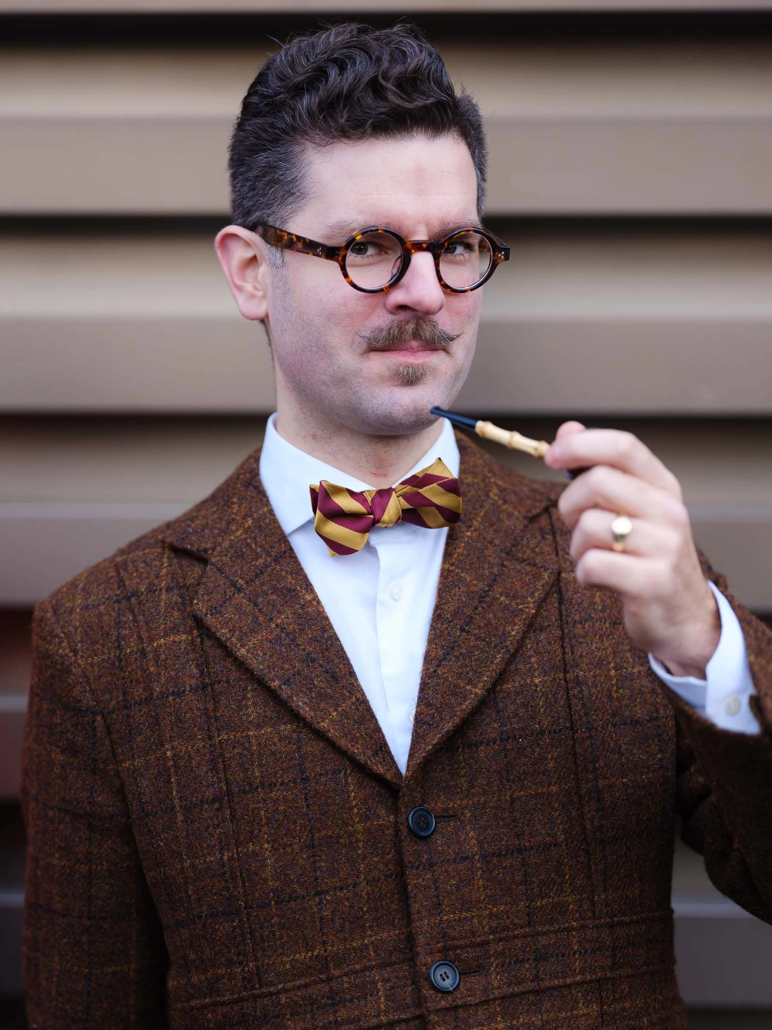 Pitti Uomo 95 street style attendee portrait Florence Fujifilm GFX 50R shot 02