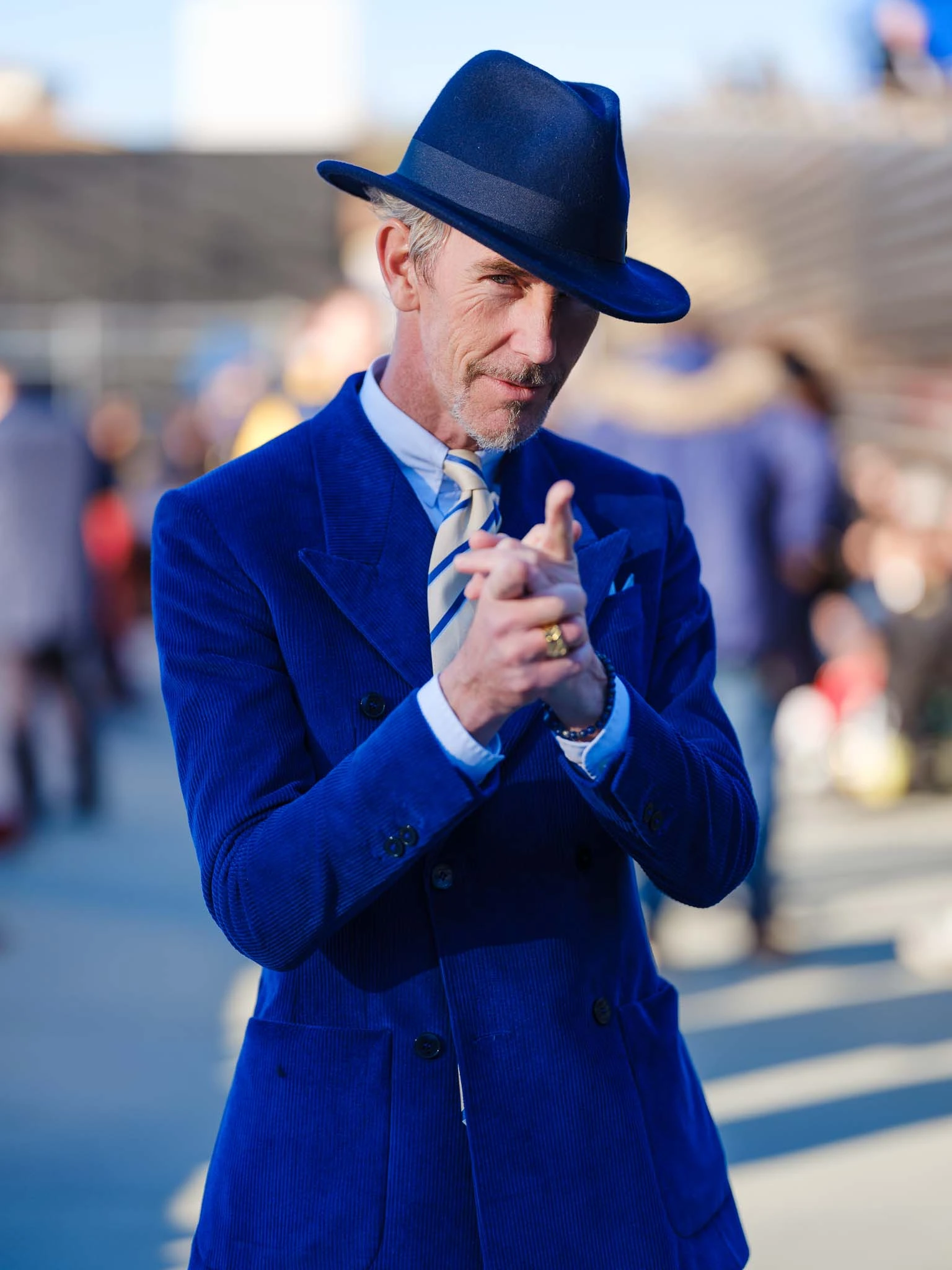 Pitti Uomo 95 sartorial detail portrait Florence Fujifilm GFX 50R shot 02