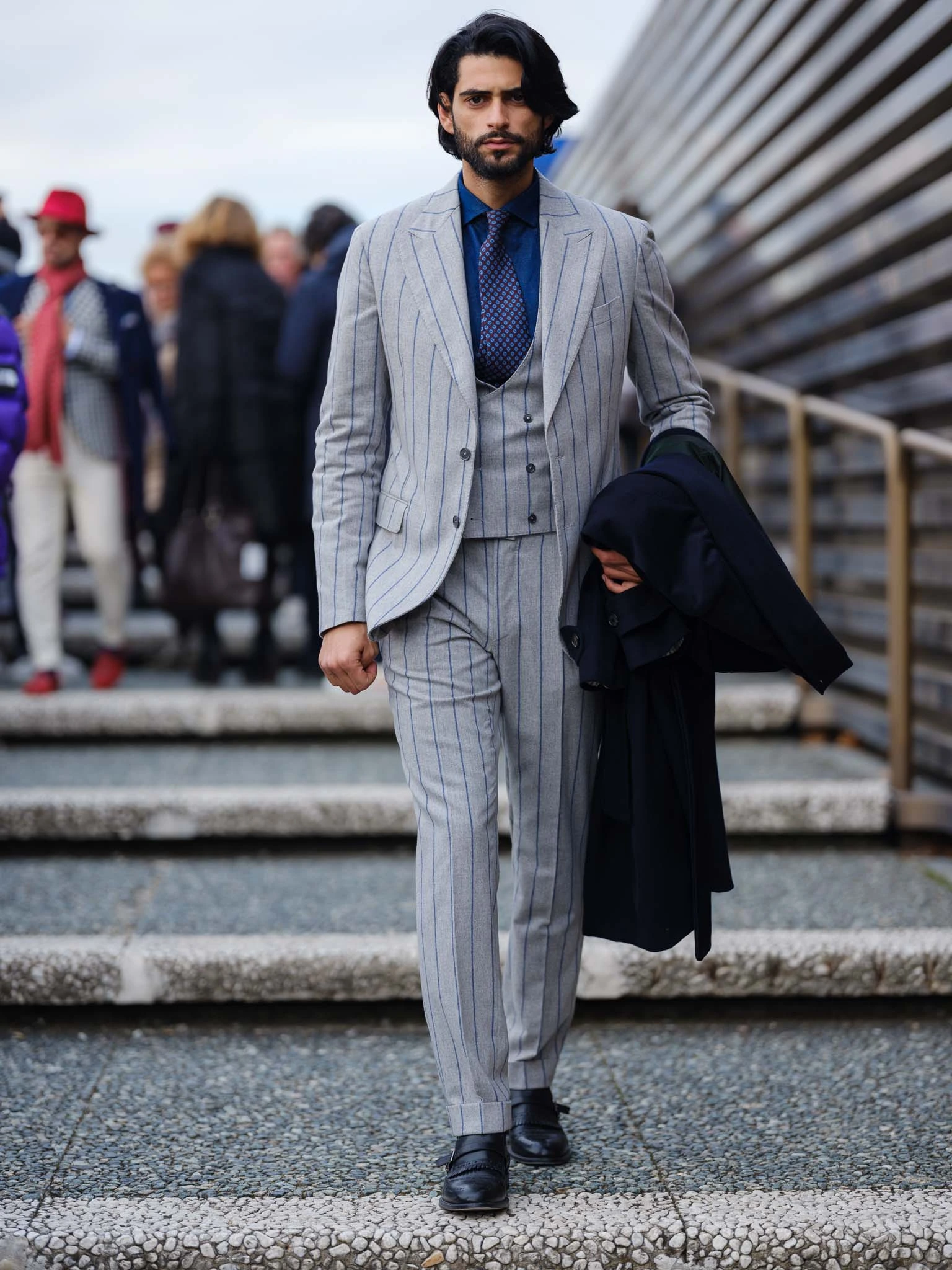 Pitti Uomo 95 sartorial detail portrait Florence Fujifilm GFX 50R shot 07