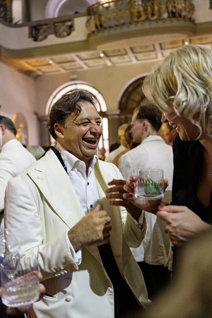 Guests enjoying live music from the St. Regis Orchestra, Pitti Uomo Florence