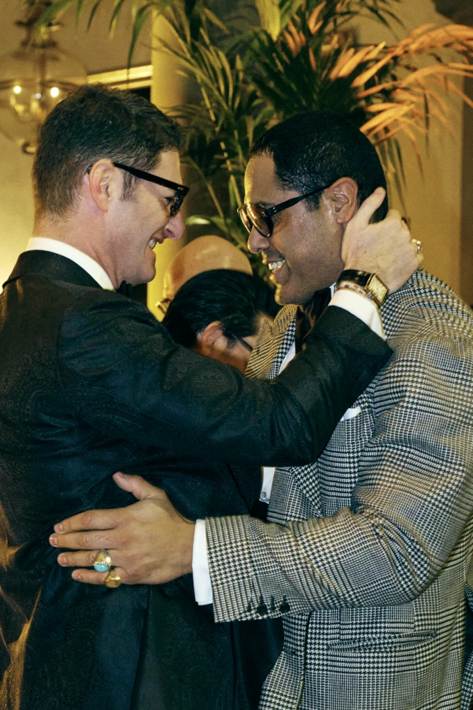 Guest at the St. Regis hotel party, Day 0 of Pitti Immagine Uomo 109, Florence (look 7)