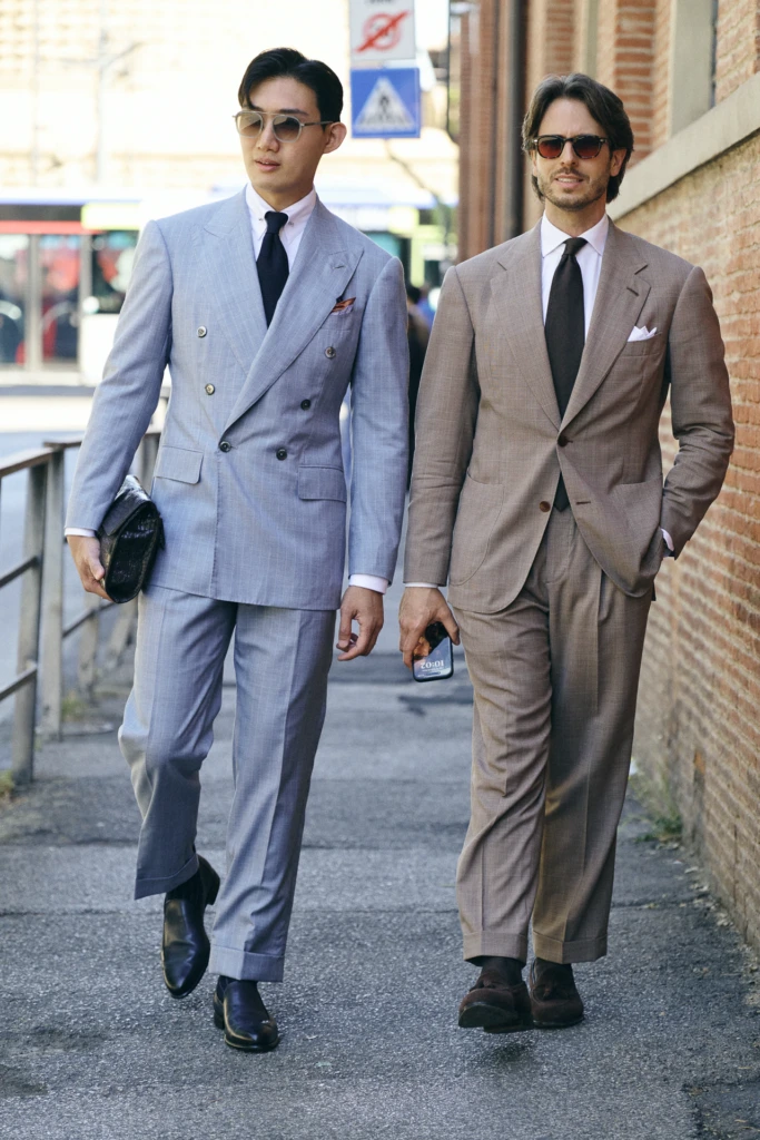 Menswear portrait for Common Suits, Pitti Immagine Uomo 110 Florence — editorial photography by Alessandro Michelazzi