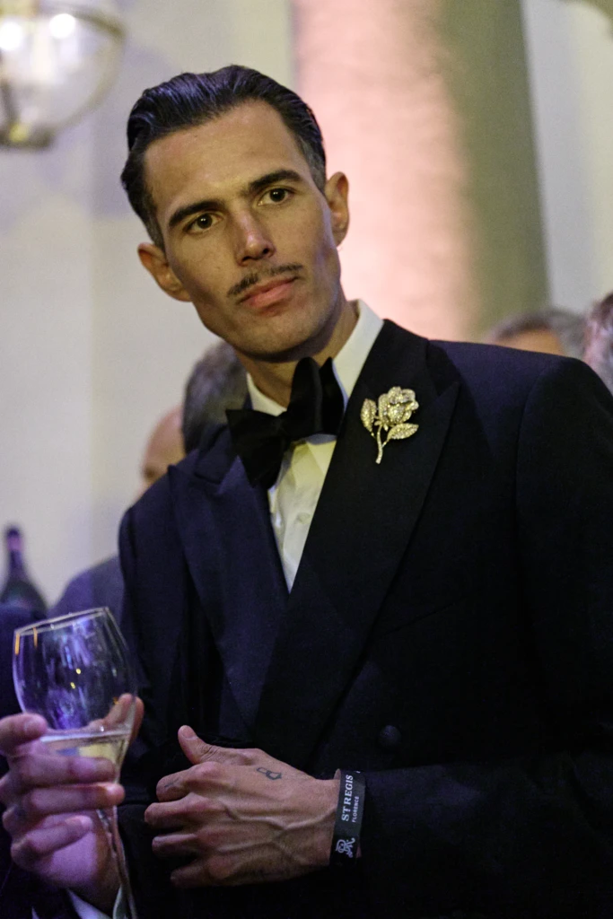 Guests enjoying live music from the St. Regis Orchestra, Pitti Uomo Florence