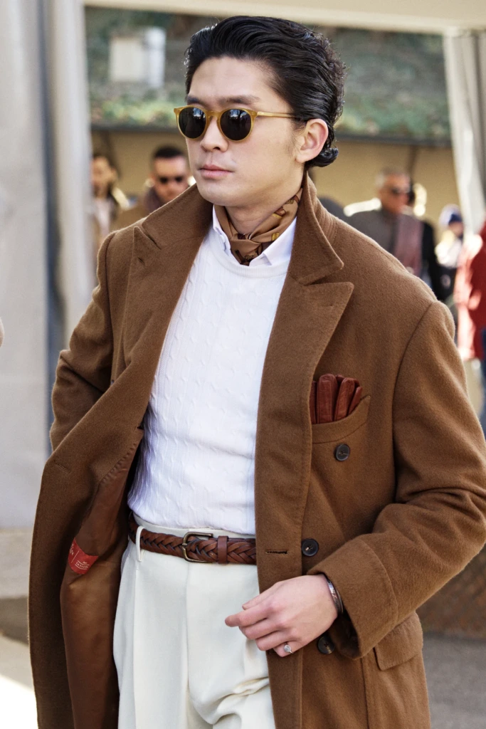 Menswear street style at Pitti Immagine Uomo 107, Florence — arrivals and outfits outside the Fortezza da Basso, image 022.