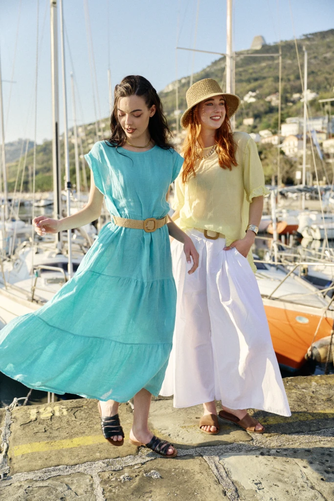 Filippa model portrait with Trieste seaside backdrop -- fashion campaign photography in Trieste