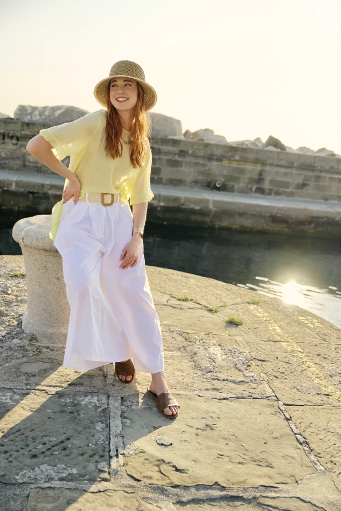 Filippa summer collection shot in central Trieste -- fashion photography, Trieste