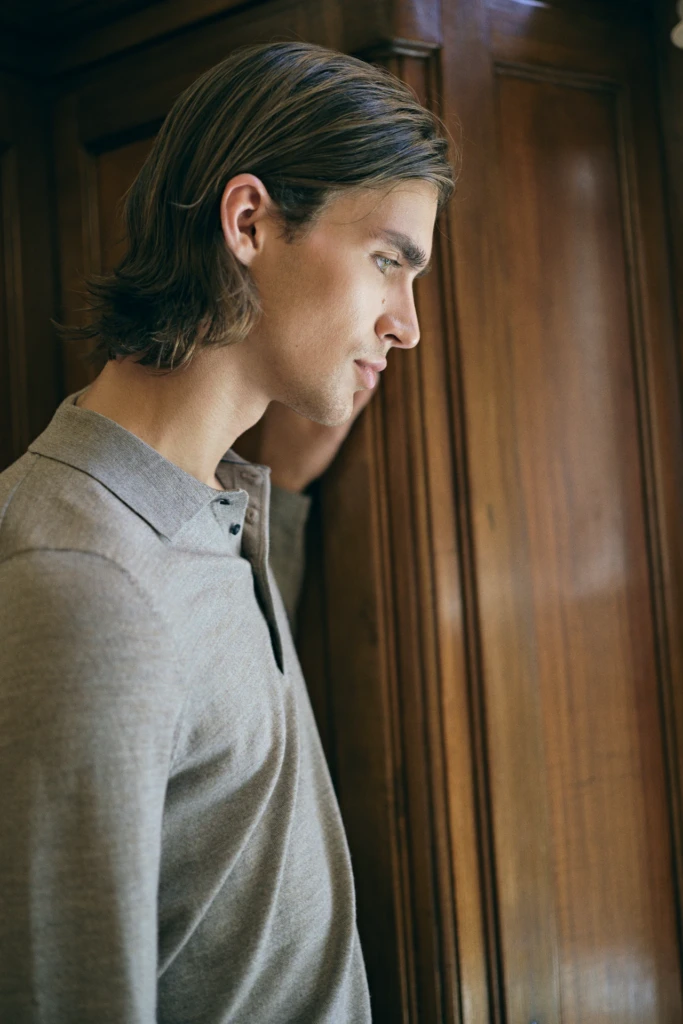 Patrick Assaraf fashion editorial walking through central Florence -- fashion campaign photography by Alessandro Michelazzi