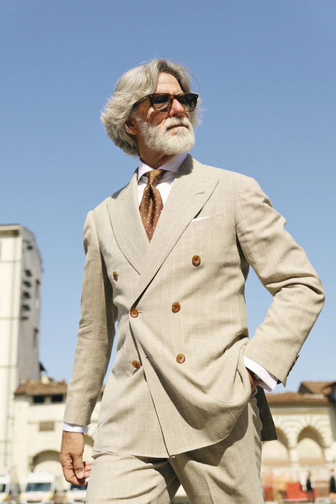 Fashion portrait for Common Suits, Pitti Uomo 110 Day II Florence — Alessandro Michelazzi editorial