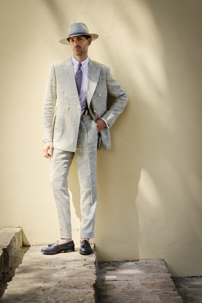 Hockerty Summer Lookbook shoot at Pitti Immagine Uomo, Florence.