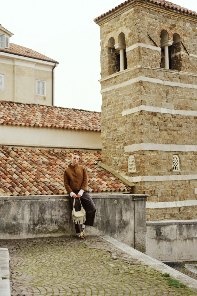 LoveFur winter collection editorial in Trieste, Italy — fashion photography by Alessandro Michelazzi