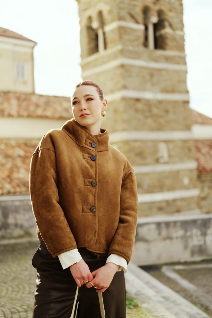 LoveFur winter lookbook in historic Trieste — fashion editorial by Alessandro Michelazzi