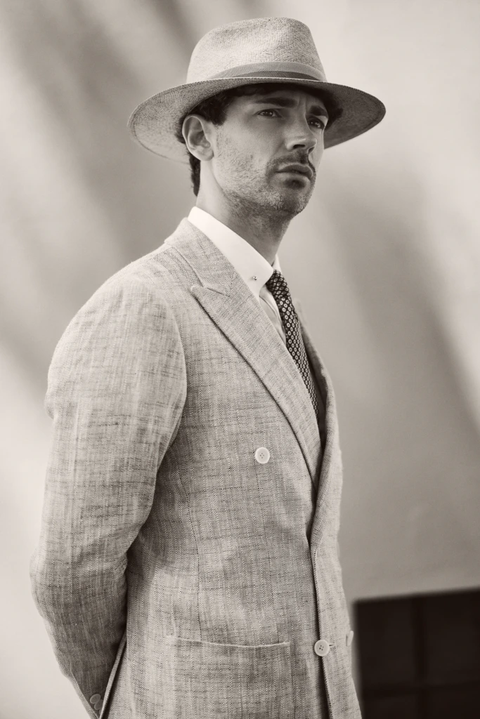 Hockerty Summer Lookbook shoot at Pitti Immagine Uomo, Florence.