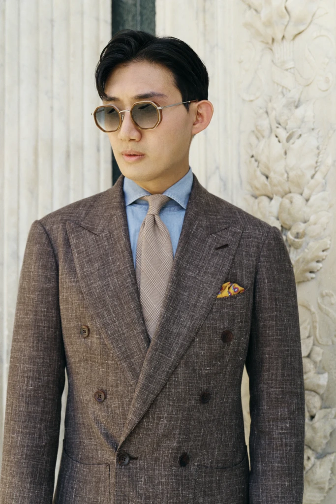 Common Suits menswear editorial Day II, Pitti Uomo 110 Florence — photography by Alessandro Michelazzi