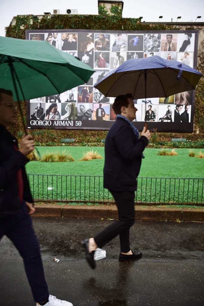 Fashion week attendee style, Milano, September 2025