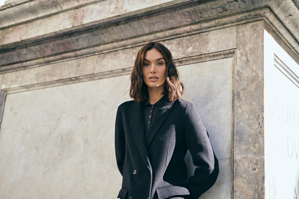 Patrick Assaraf fashion lifestyle moment in Florence at golden hour -- fashion campaign photography by Alessandro Michelazzi