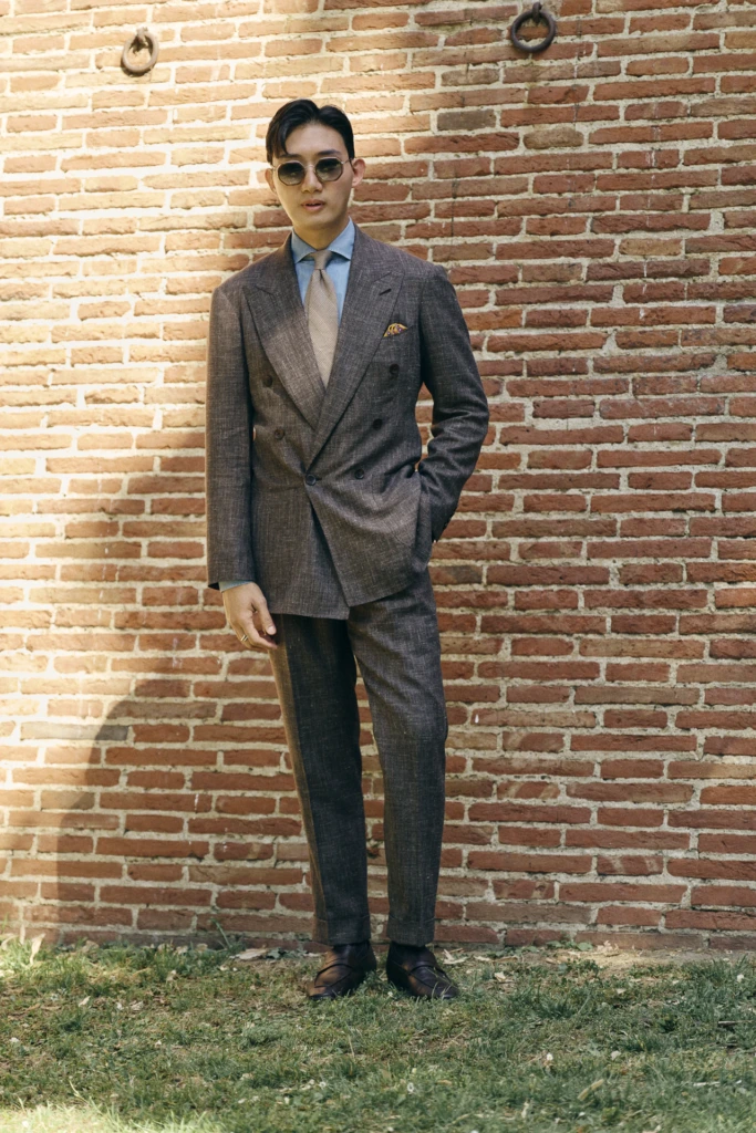 Common Suits menswear campaign, Pitti Immagine Uomo 110 Day II — Florence editorial photography