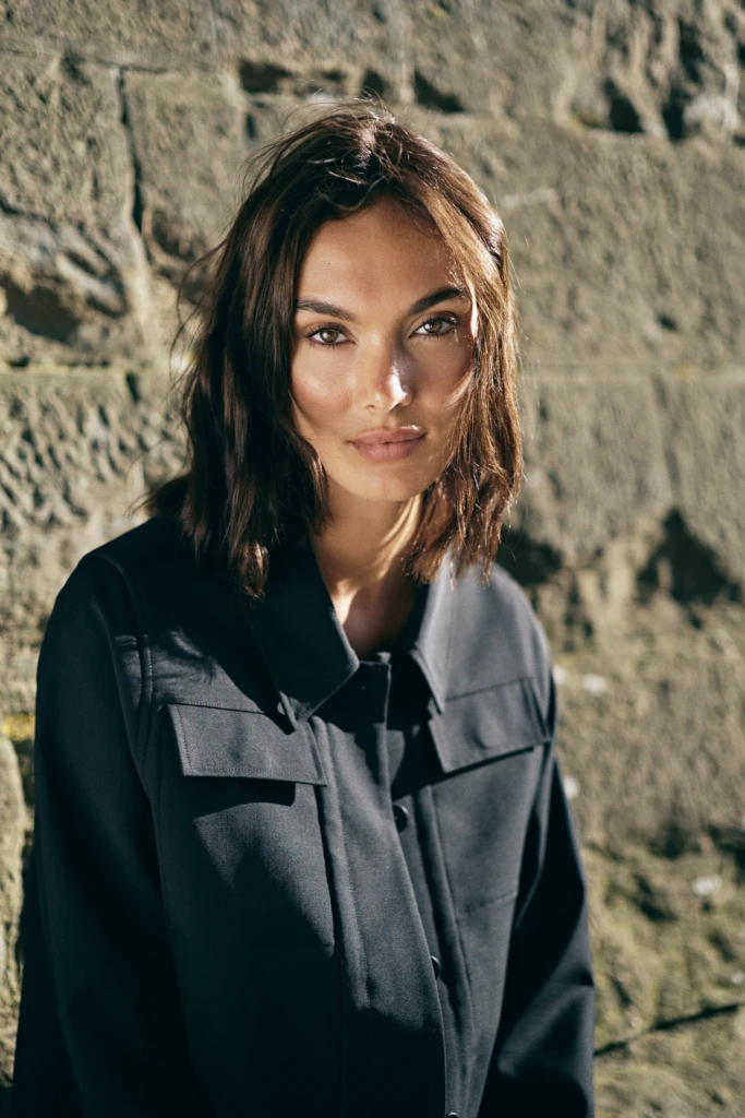 Patrick Assaraf campaign look near Caffè Gilli, Florence -- fashion campaign photography by Alessandro Michelazzi
