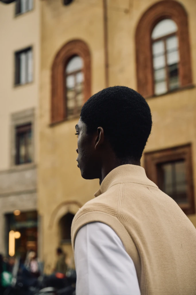 Menswear street style captured outside the Milano Fashion Week shows