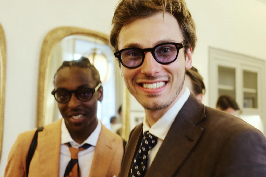 Evening at the Sartoria Caracciolo event, Pitti Uomo week, Florence.
