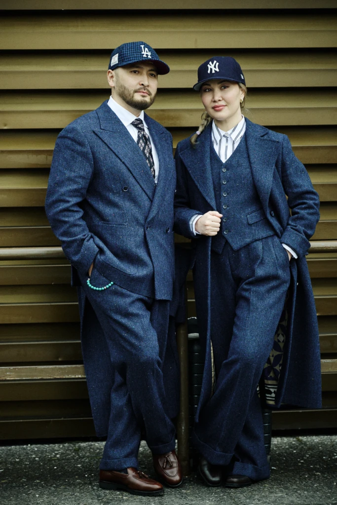 Street style look photographed at the Pitti Immagine Uomo 109 fair, Fortezza da Basso, Florence (look 92)