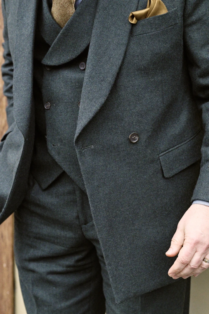 Hockerty winter lookbook shoot during Pitti Immagine Uomo 109, Florence (look 102)