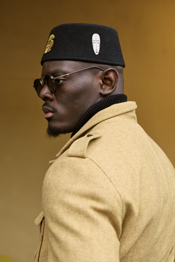 Hockerty winter lookbook shoot during Pitti Immagine Uomo 109, Florence (look 107)