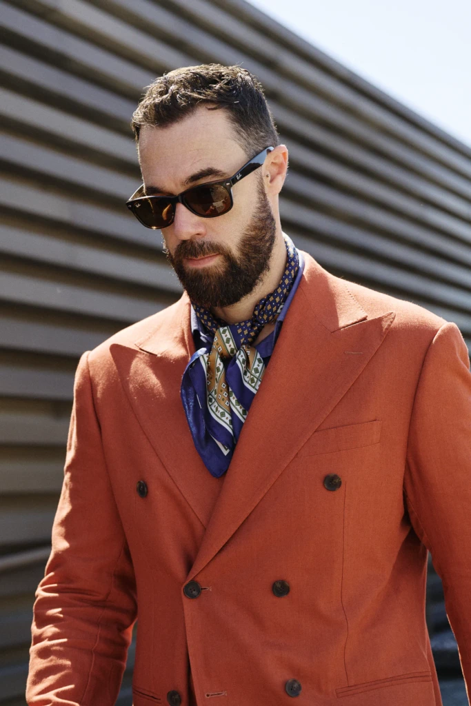 Hockerty Summer Lookbook shoot at Pitti Immagine Uomo 110, Florence