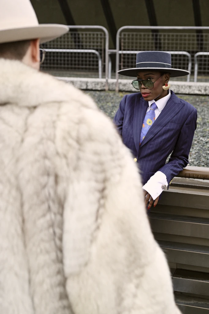 Hockerty winter lookbook shoot during Pitti Immagine Uomo 109, Florence (look 120)