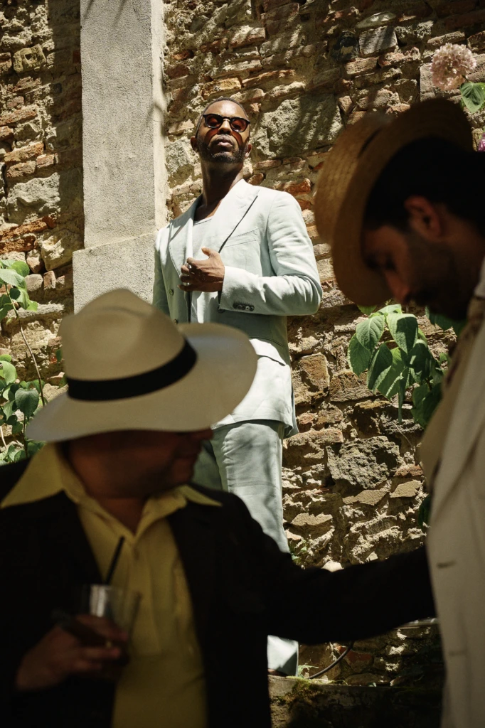 Menswear lookbook shoot for Hockerty at Pitti Uomo 110, Florence